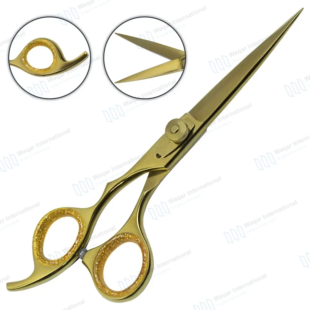 Professional Hair Cutting Gold Scissor 6.5″