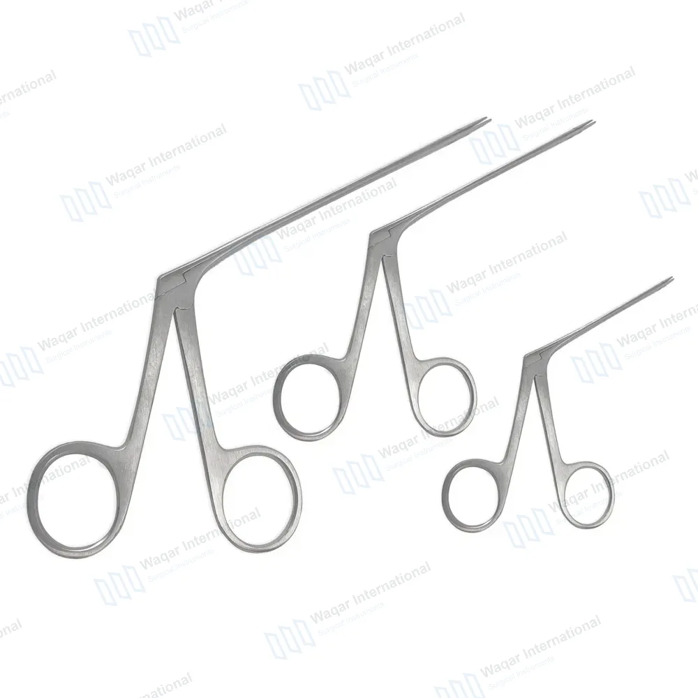 3 Hartmann Crocodile Alligator Ear Forceps 3.5″ 5.5″ & 6.5″