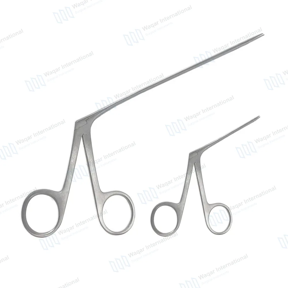 2 Pcs Hartman Alligator Ear Forceps 6” & 14” Set