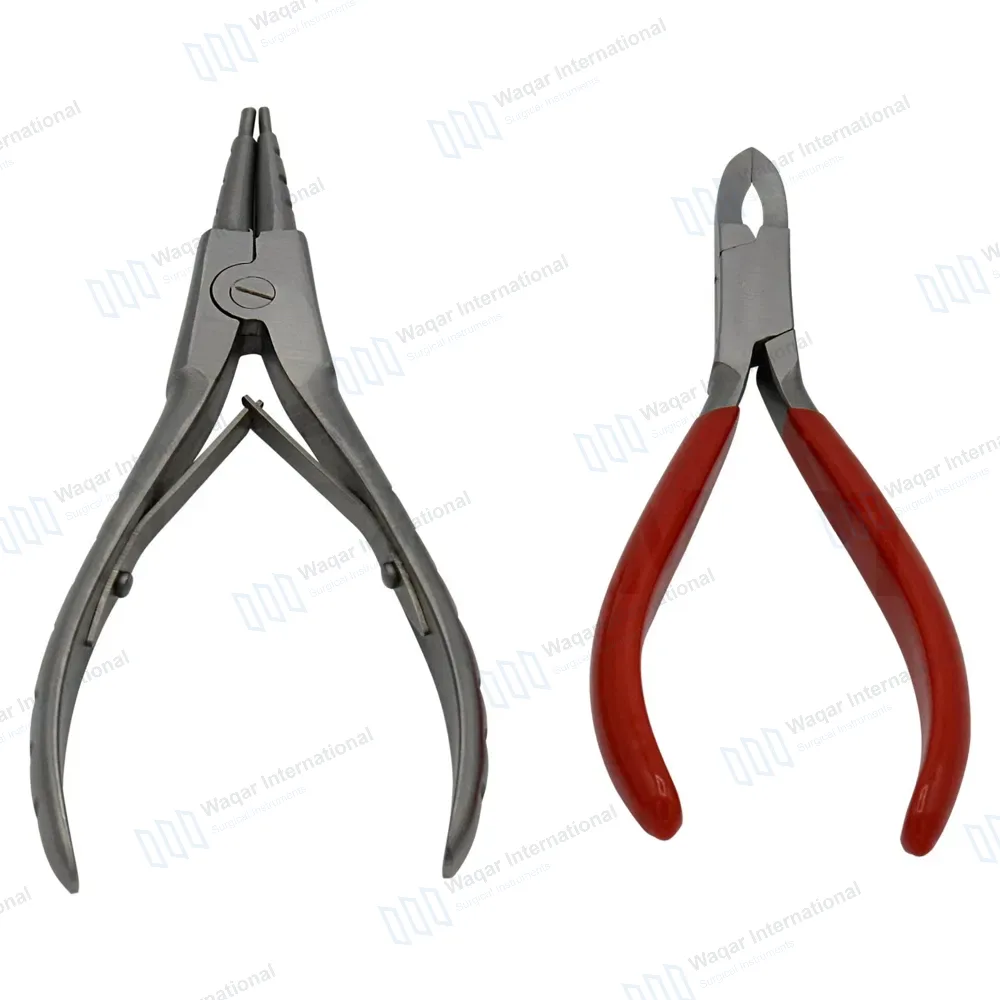 2 Pc Ring Opening and Closing Pliers Set