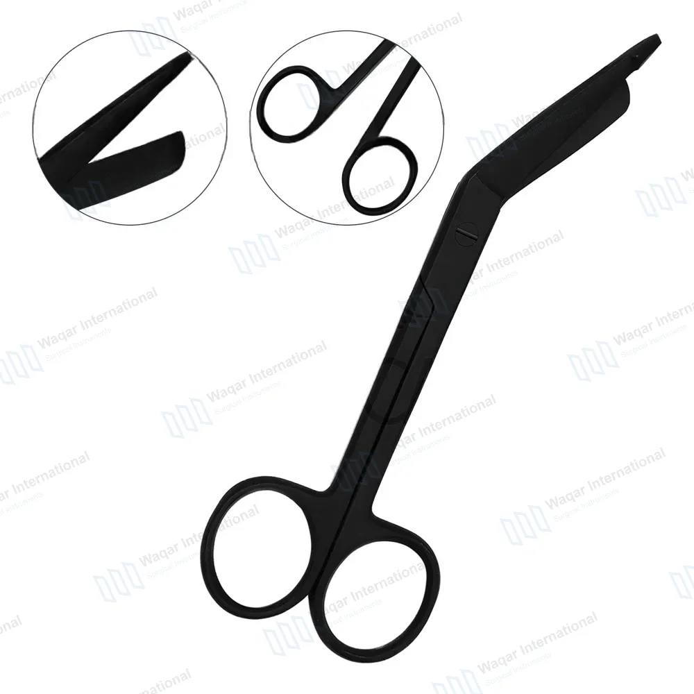 Tactical Black Lister Bandage Scissors 5.5″