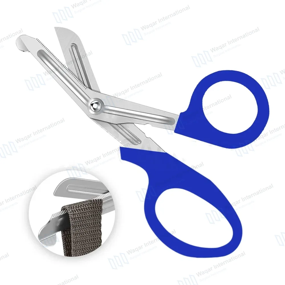 Royal Blue EMT/EMS Utility 7.25″ Paramedic Bandage Shears Scissors