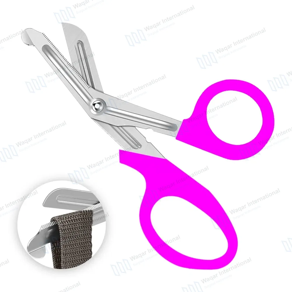 Magenta EMT/EMS Utility 7.25″ Paramedic Bandage Shears Scissors