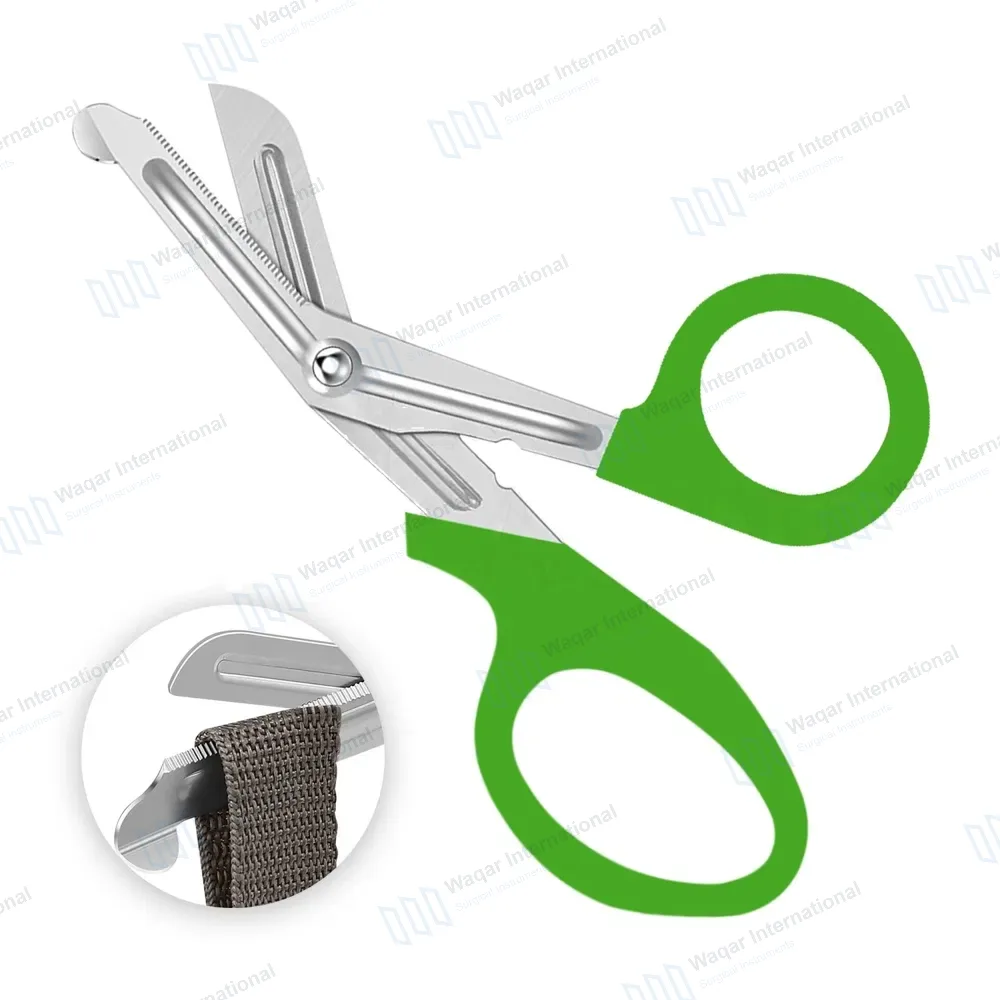 Light Green EMT/EMS Utility 7.25″ Paramedic Bandage Shears Scissors