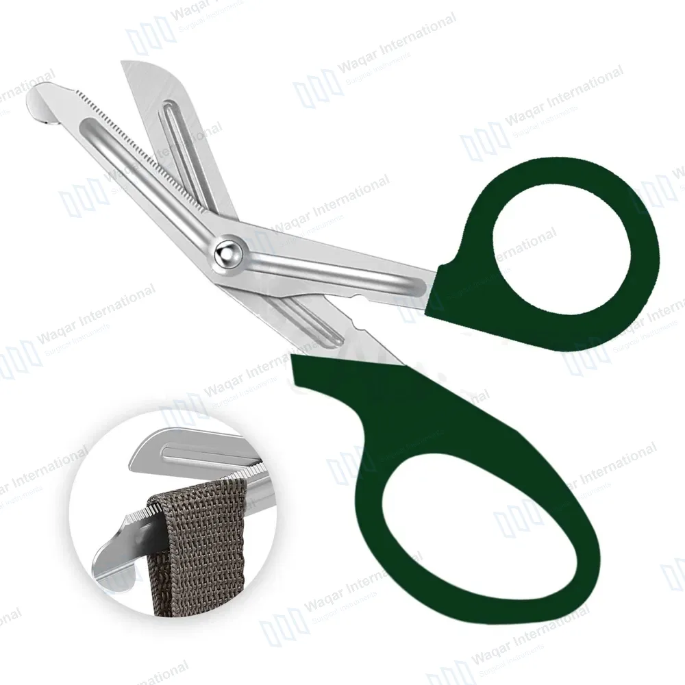 Hunter Green EMT/EMS Utility 7.25″ Paramedic Bandage Shears Scissors