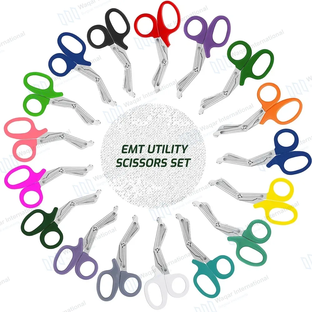 100 Pairs Heavy Duty EMT Bandage Shears Set 5.5″