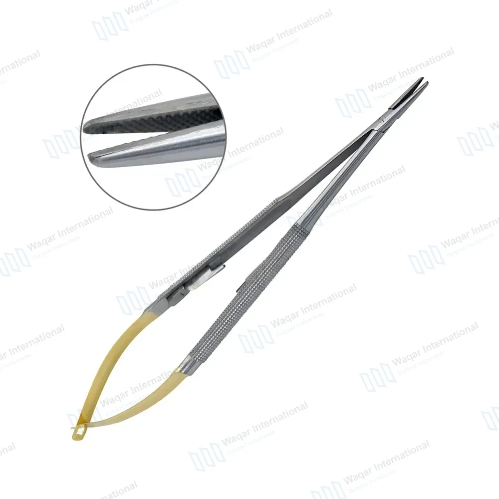 TC Castroviejo Needle Holder 5.5″ Straight with Lock