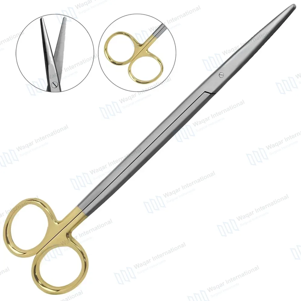 TC Metzenbaum Dissecting Scissors 11″ (27.9cm) Straight Gold Handle