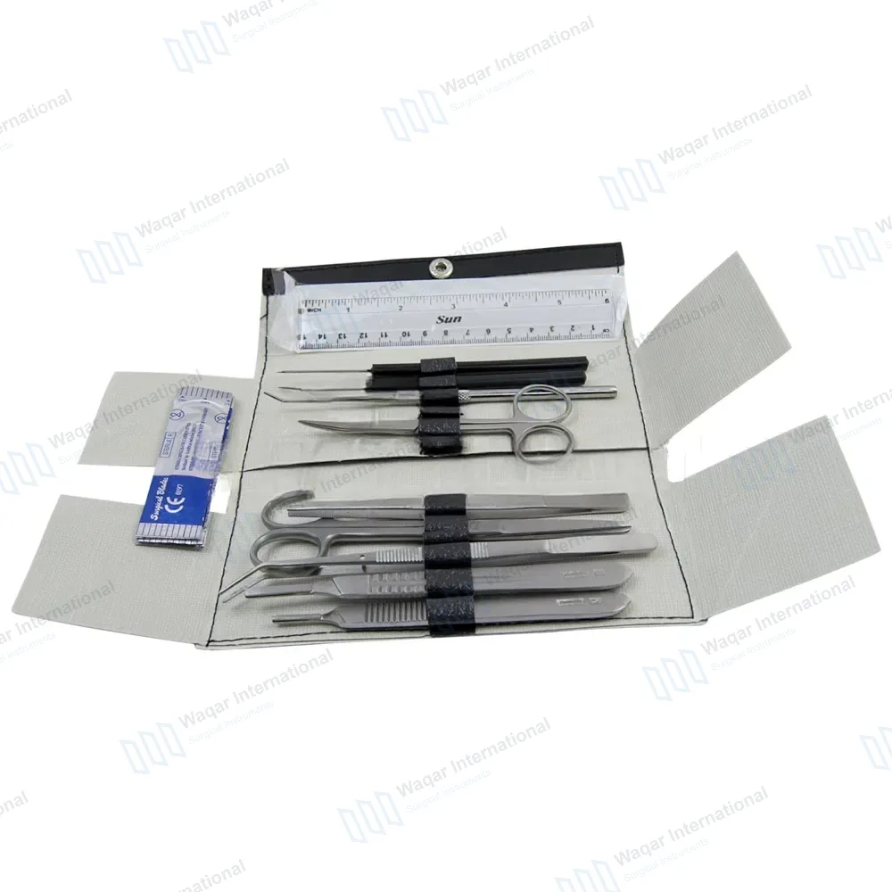 10 Pcs Dissecting Student Kit with Carrying Pouch