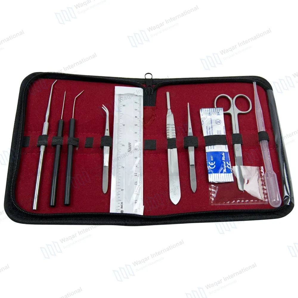 9 Pcs Dissecting Student Kit with Carrying Case AB1025