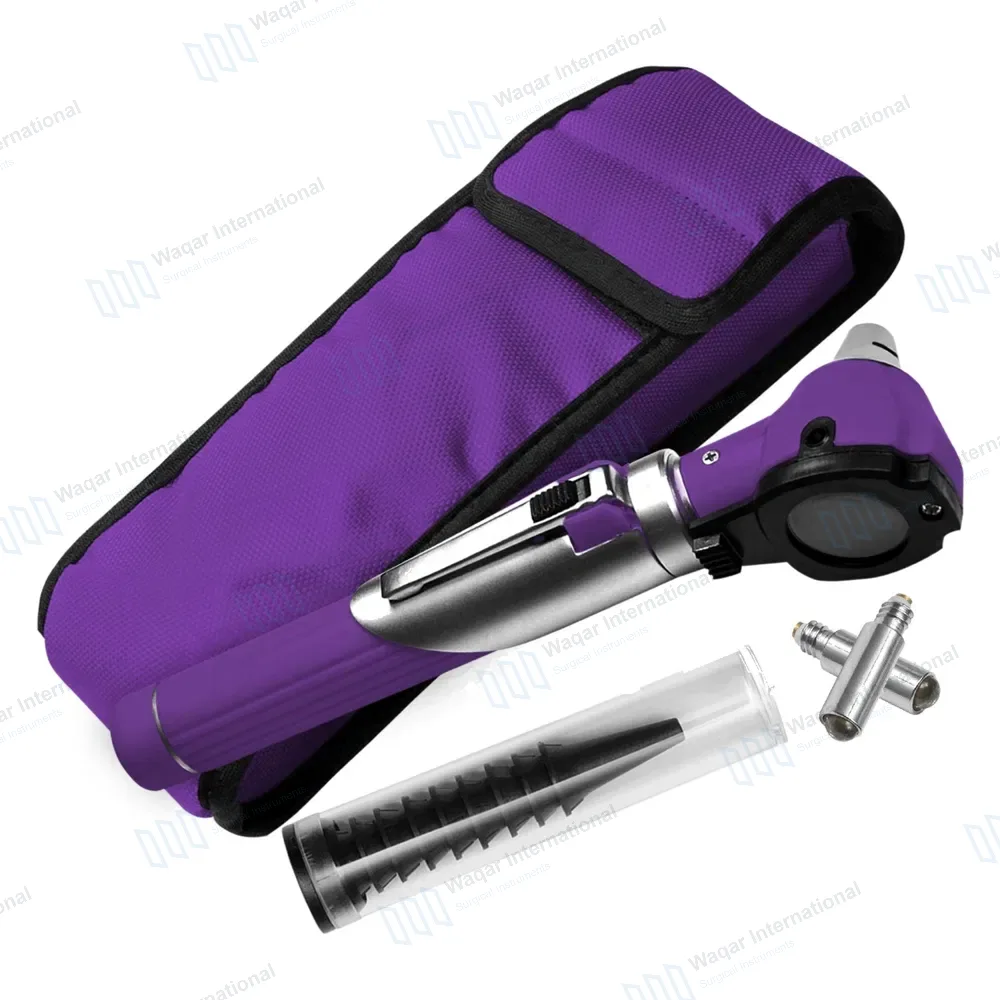 13 Pcs Mini Fiber Optic Otoscope Set – Purple