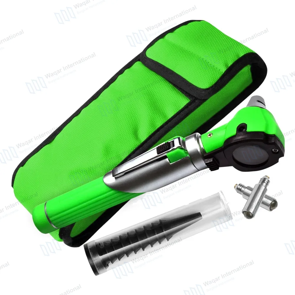 13 Pcs Mini Fiber Optic Otoscope Set – Light Green