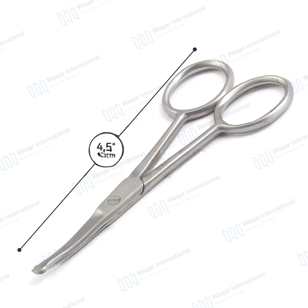 Nose Scissor Curved 4.5″ Rounded Tip Grooming Scissors