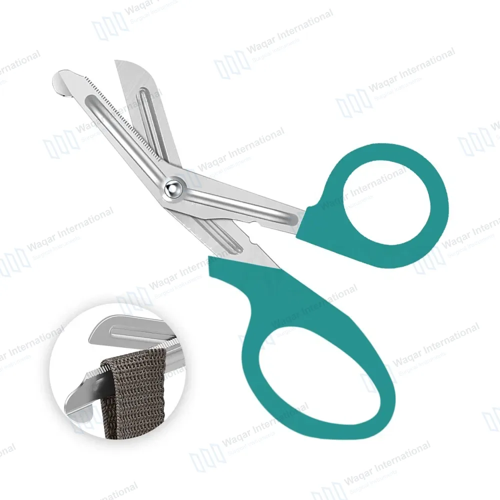 Teal EMT/EMS Utility 5.5″ Paramedic Bandage Scissors