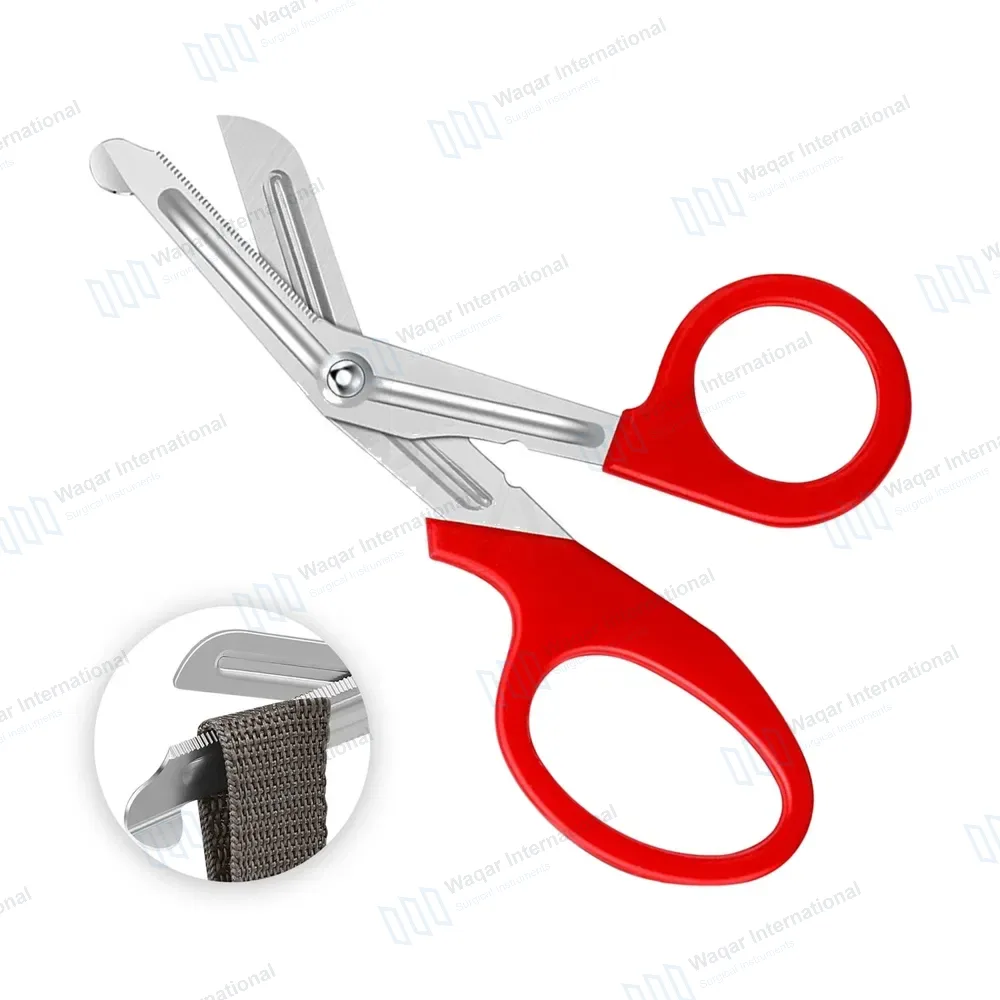 Red EMT/EMS Utility 5.5″ Paramedic Bandage Scissors