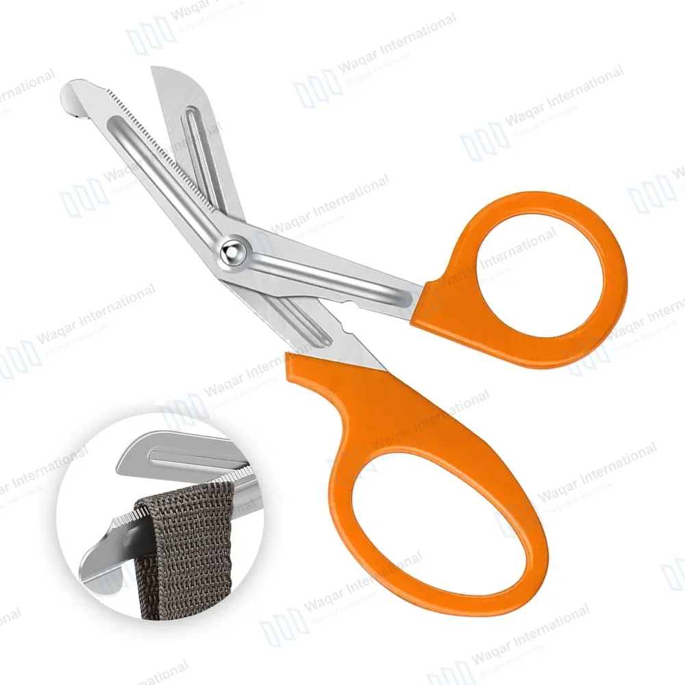 Orange EMT/EMS Utility 7.25″ Paramedic Bandage Shears Scissors