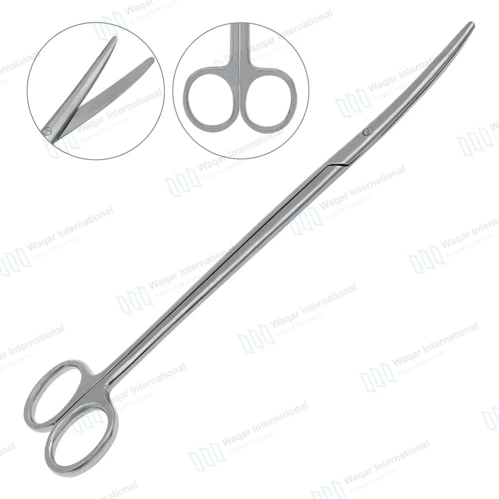 Metzenbaum Scissors 9″ Curved Blunt Tips