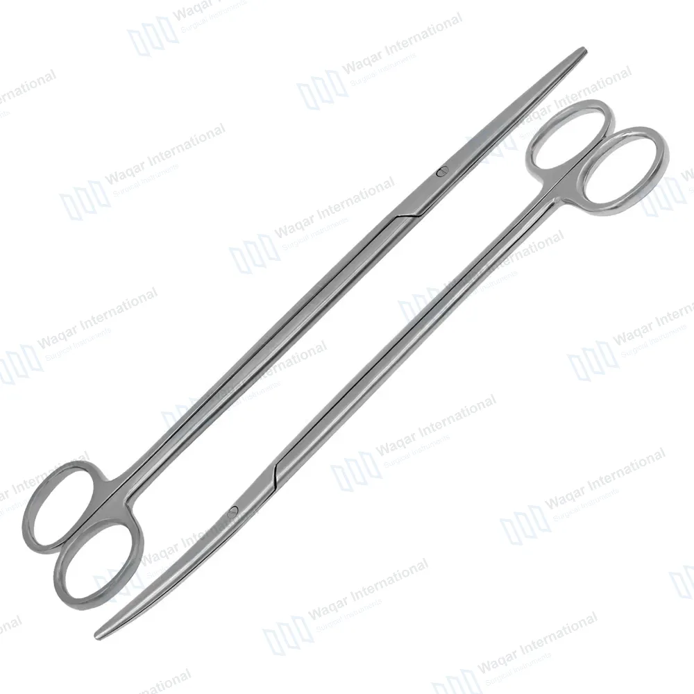 2 Pcs Metzenbaum Scissors Set 9″ Straight + Curved