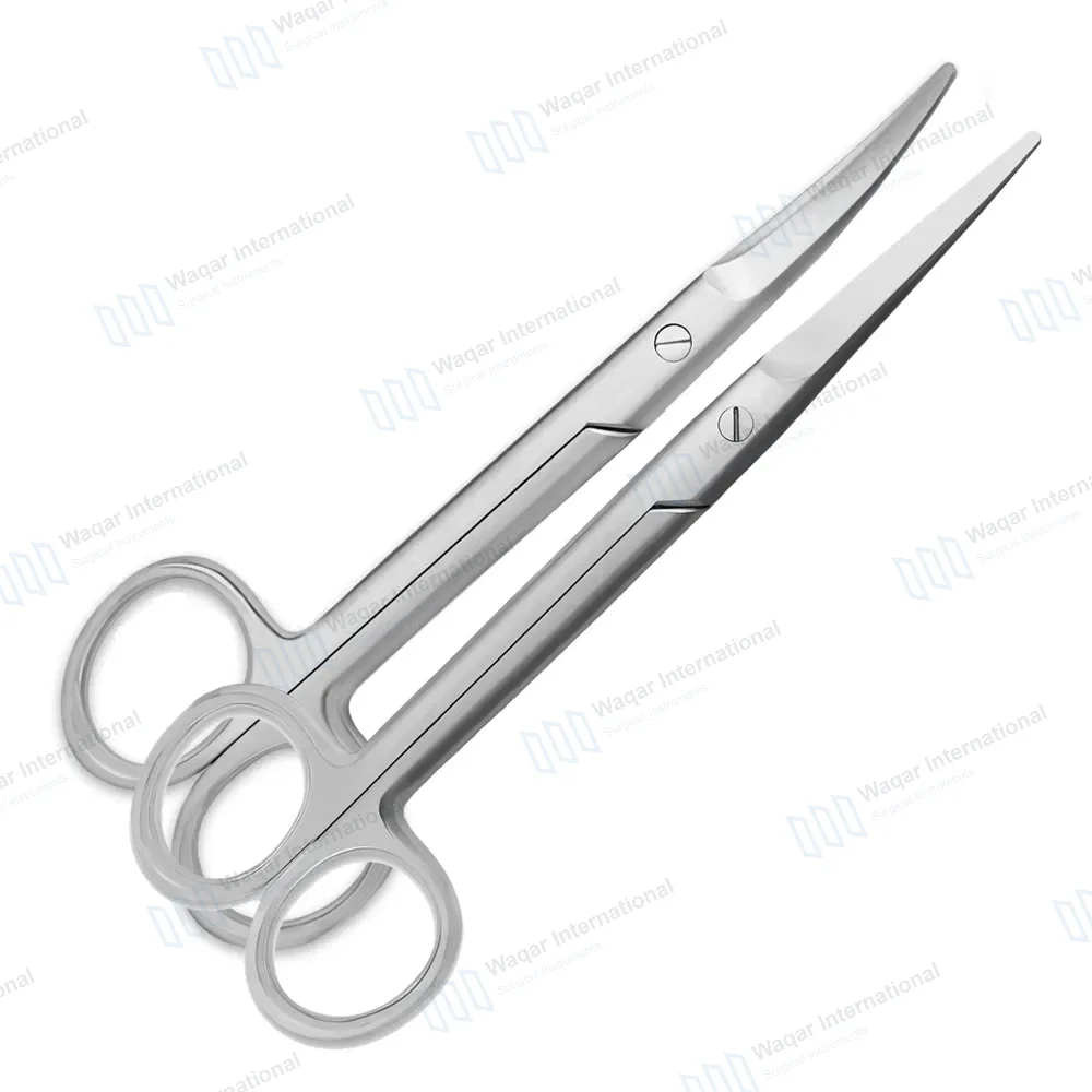 2 Mayo Dissecting Scissors Set 6.75″ (17.1cm) Straight & Curved