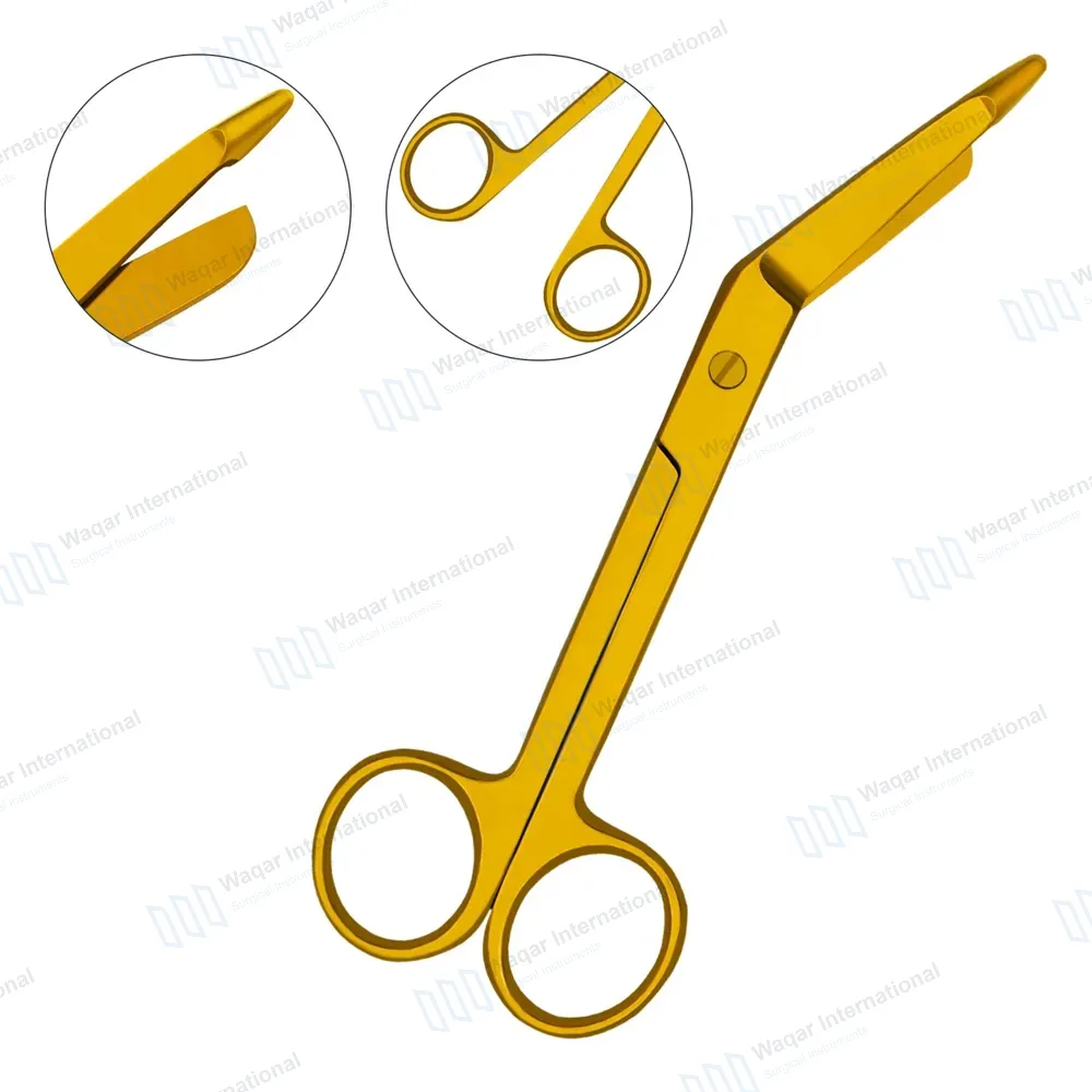 Lister Bandage Scissors 5.5” Full Gold
