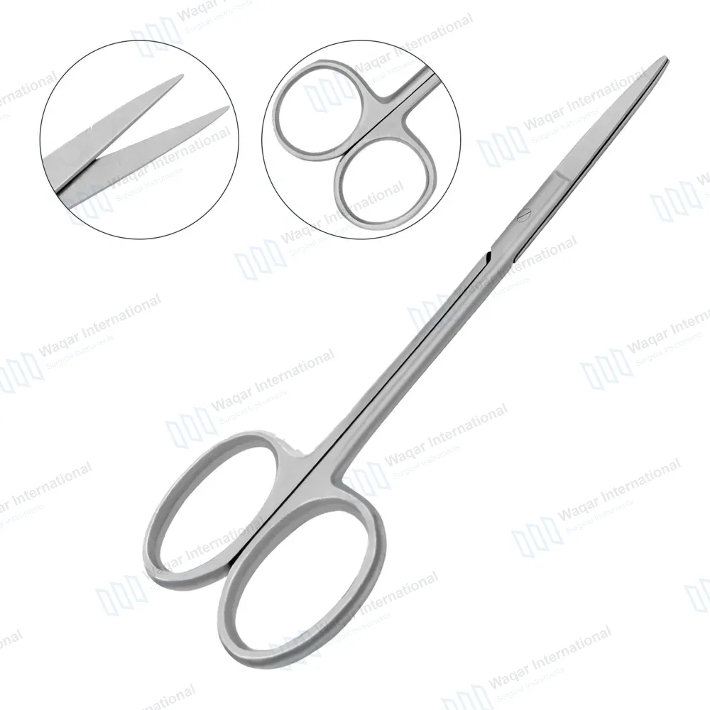 Iris Scissors Straight 3.5″ Round Pattern