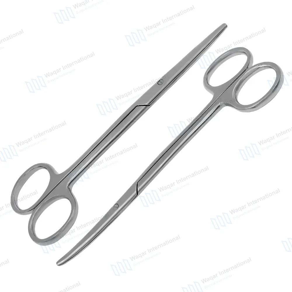 2 Pcs Metzenbaum Scissors Set 5.75″ Straight/Curved