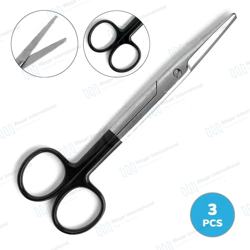 3 Supercut Scissors Mayo Dissecting 6.75″ Straight Surgical Veterinary