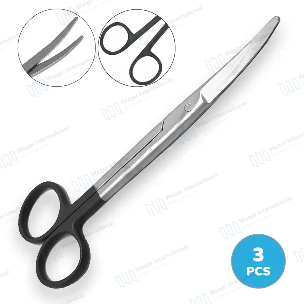 3 Supercut Scissor Mayo Dissecting 6.75″ Curved Surgical Veterinary