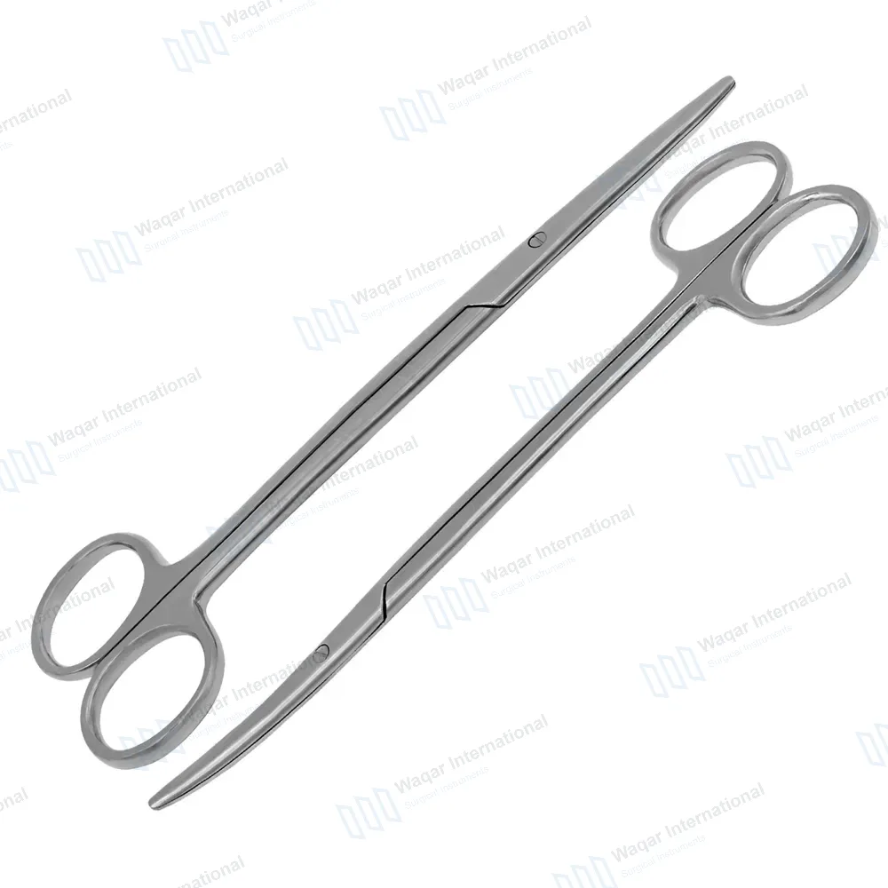 2 Metzenbaum Surgical Veterinary Scissors 7″ Straight+ Curved