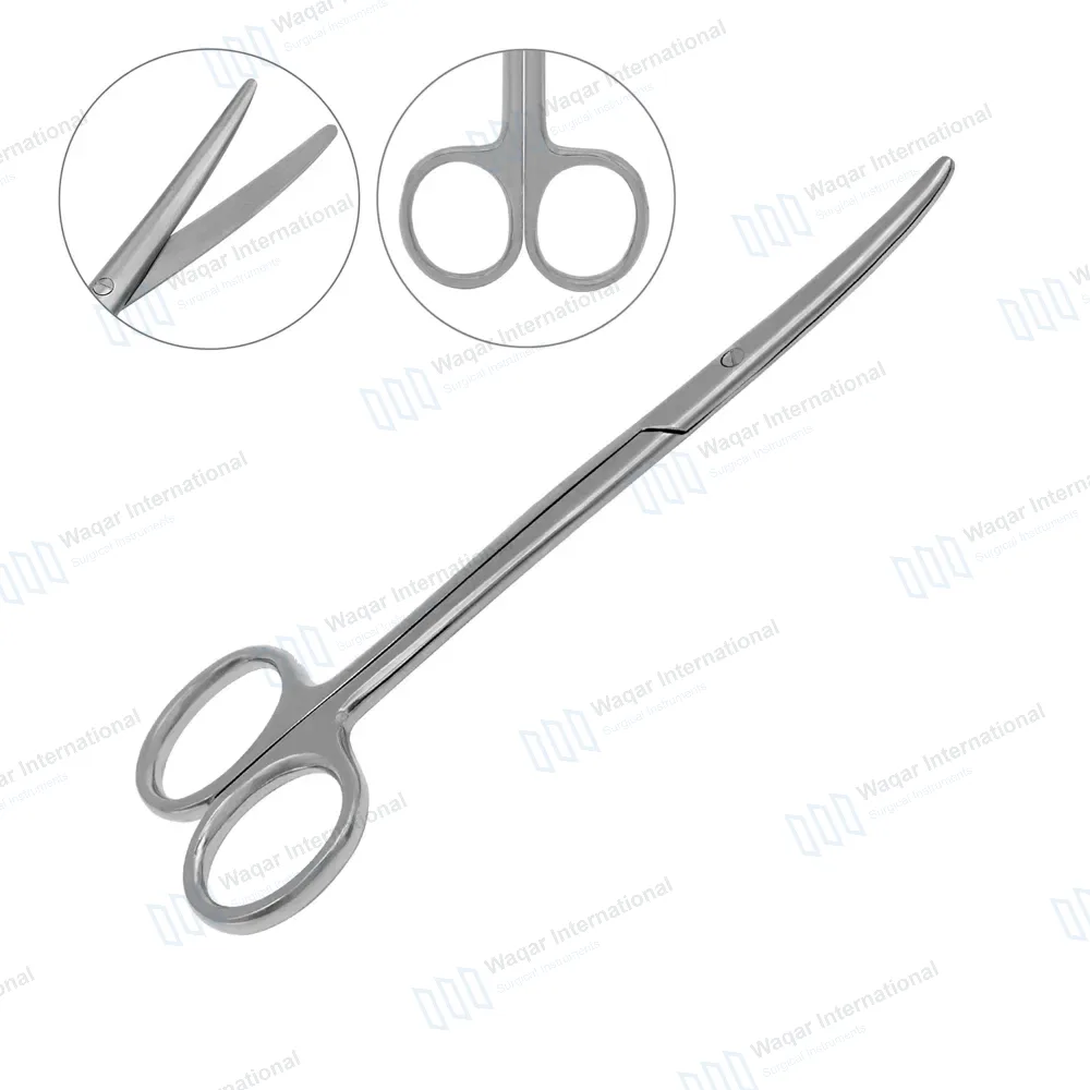 Strabismus Scissors 4.5″ Curved Blunt Tips