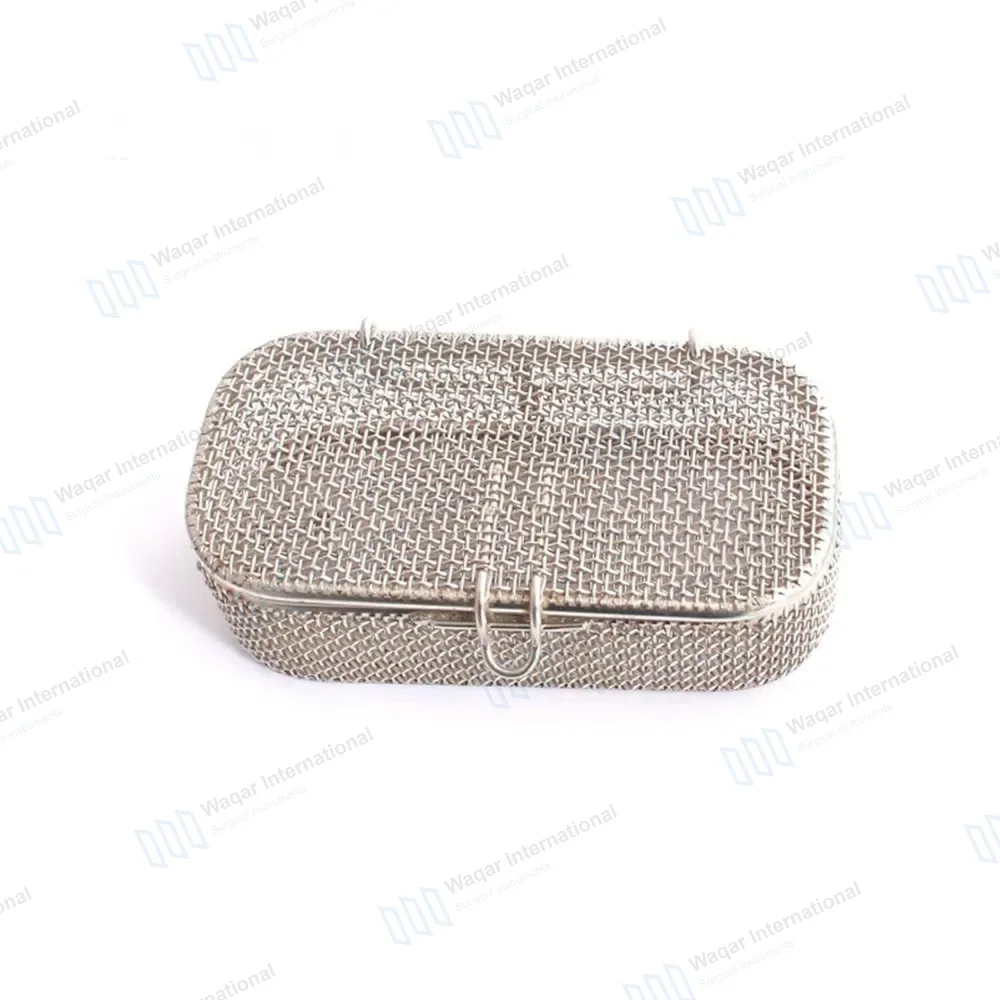 Sterilization Cassette Tray 4.75″ X2.25″ X1″ Perforated Mesh Box DN-311