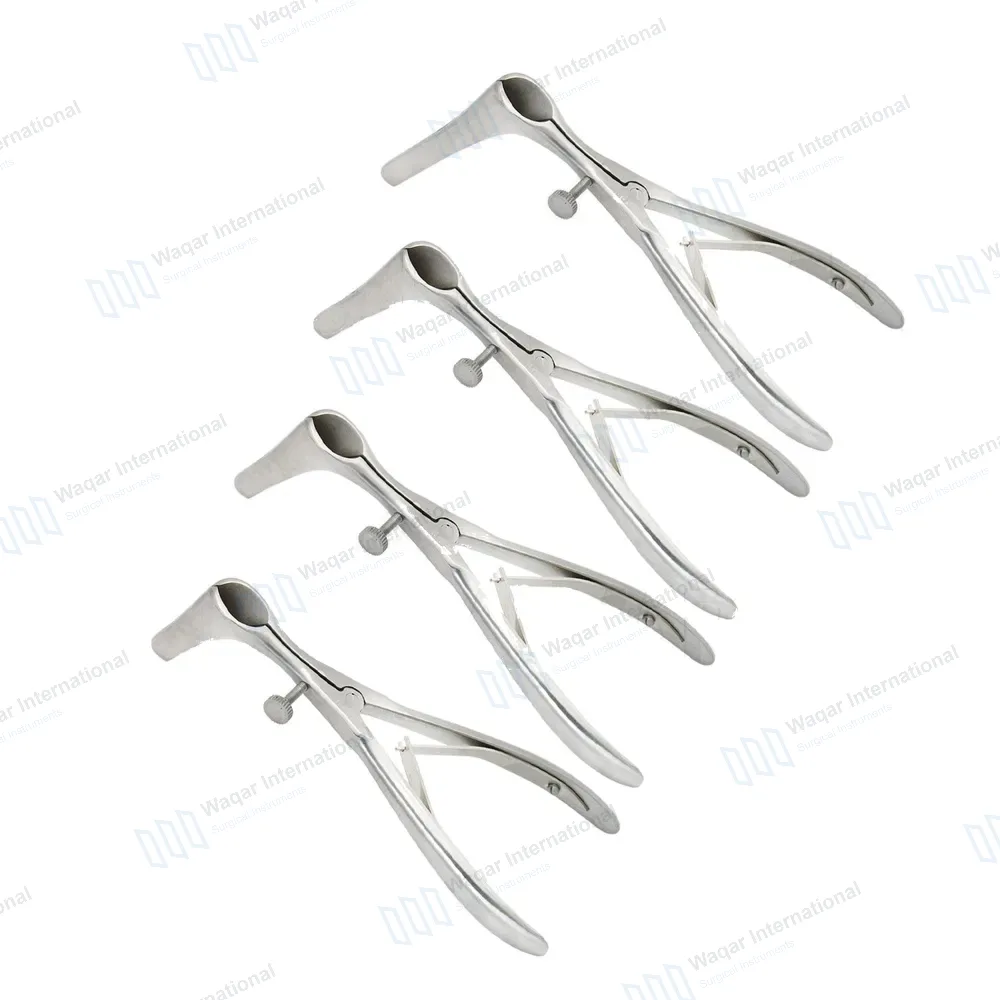 4 Killian Septum Nasal Speculum 6″ Blades 2″, 2.5″, 3″ & 3.5″