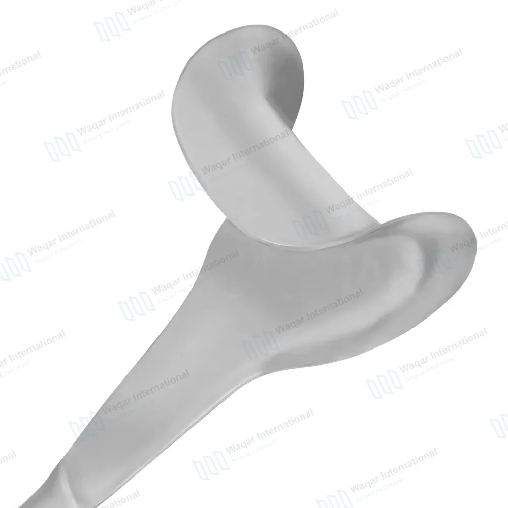 Doyen Abdominal Retractor 10″ Curved 3.5″x2″ Blade with Grip Handle