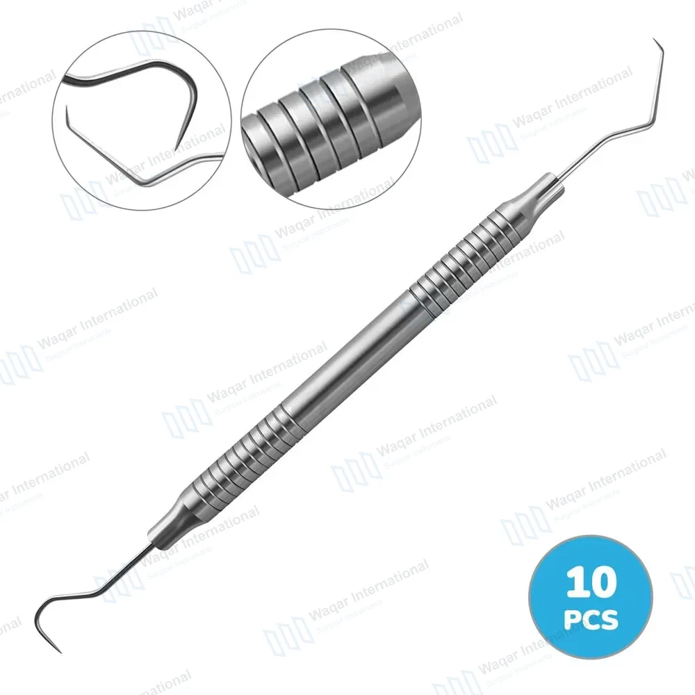 10 Pcs Dental Explorer Probe #5 Hollow Handle