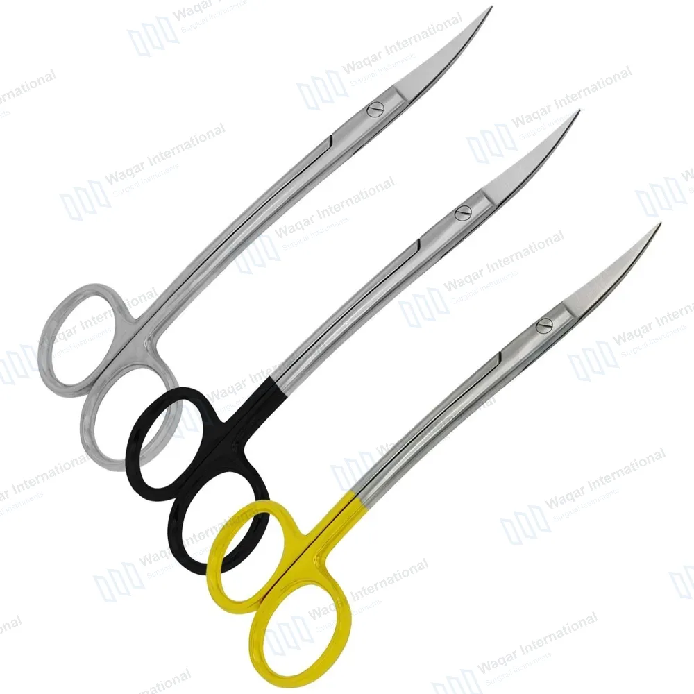 3 La Grange Gum Scissors 4.5″ Double Curved