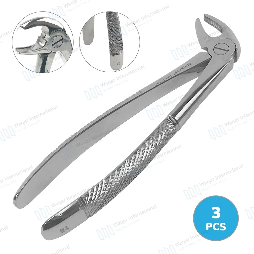 3 English Extracting Forceps #13 Lower Premolars
