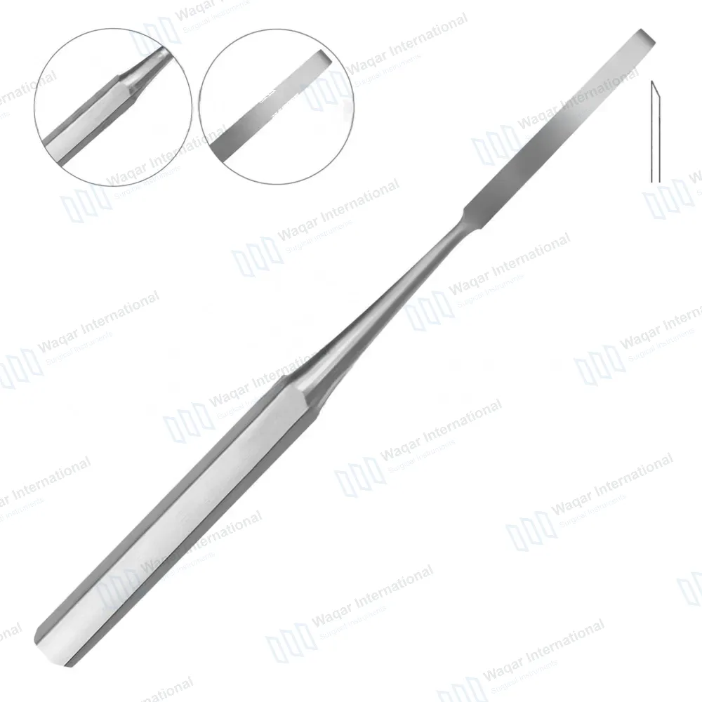 Hibbs Chisel 9″(22.9cm) Straight 1/4″ (0.64cm) Wide Blade