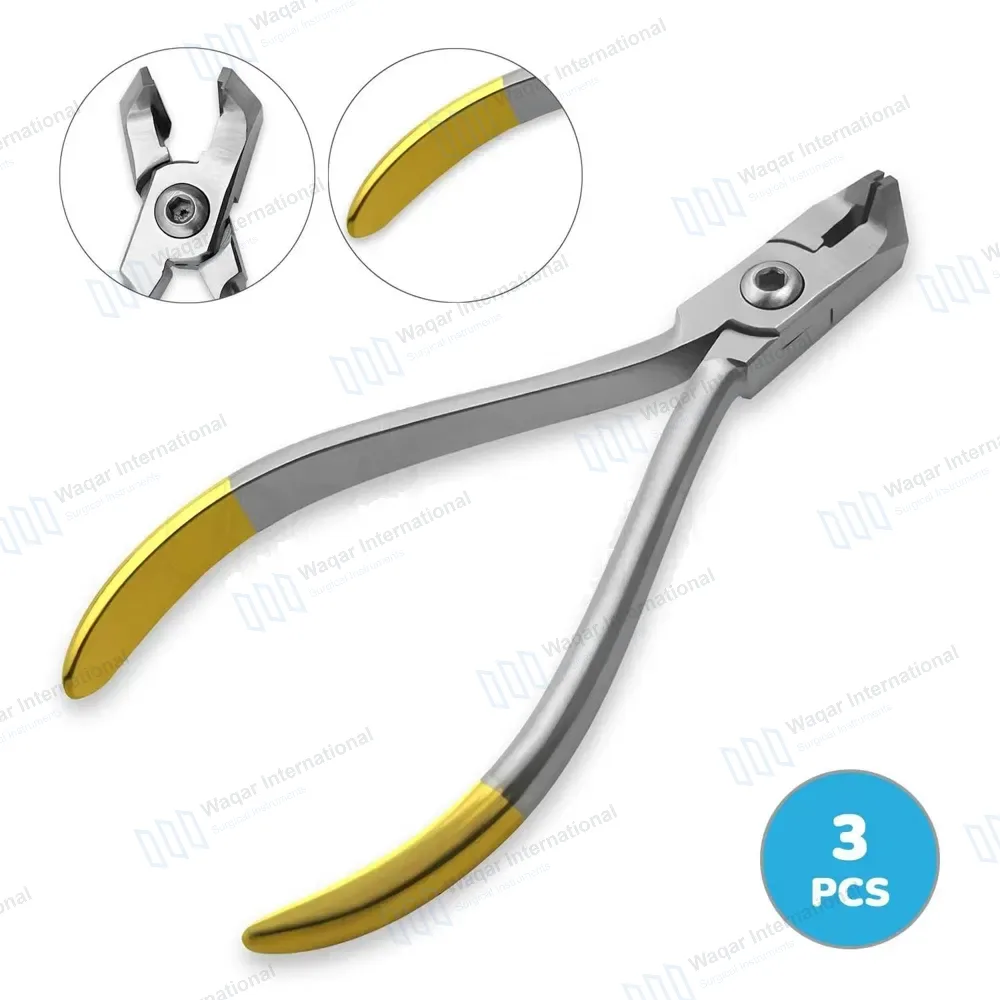 3 Pcs TC Universal Distal End Cutter Pliers for Orthodontics