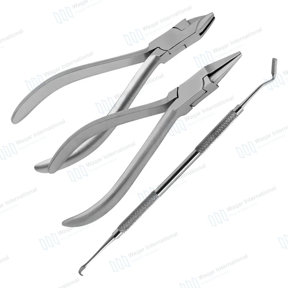 3 Orthodontic Band Seating Placing Aderer Plier Bird Beak Plier Wire Bending Tool