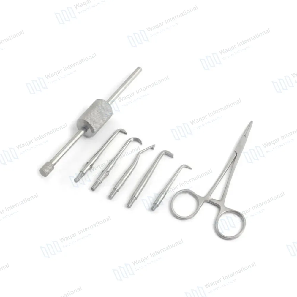Oral Dental Morrel Crown Bridges Removal Kit with Holding Forcep