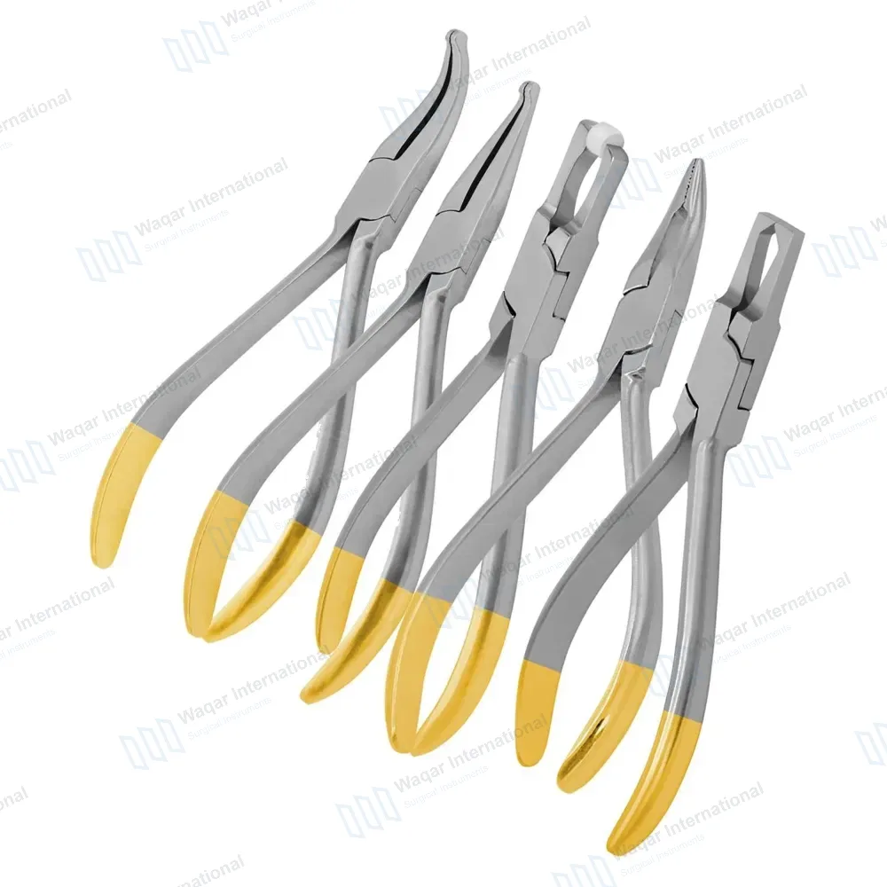 5 Pcs TC Orthodontic Pliers Set