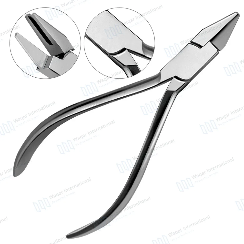 Three Prong Plier Orthodontic Dental Instrument