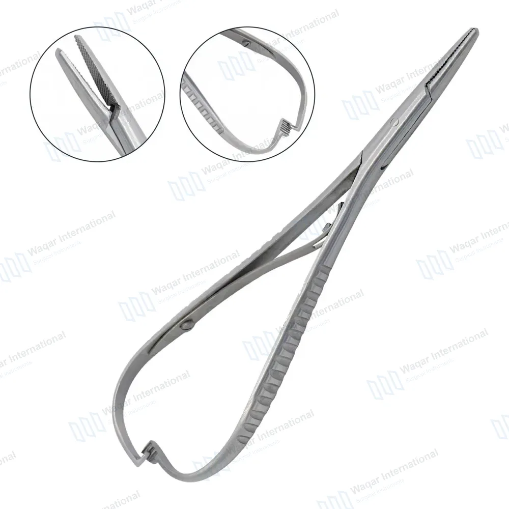 Mathieu Ligature Elastic Placing Plier 5.5″ Wide Tip