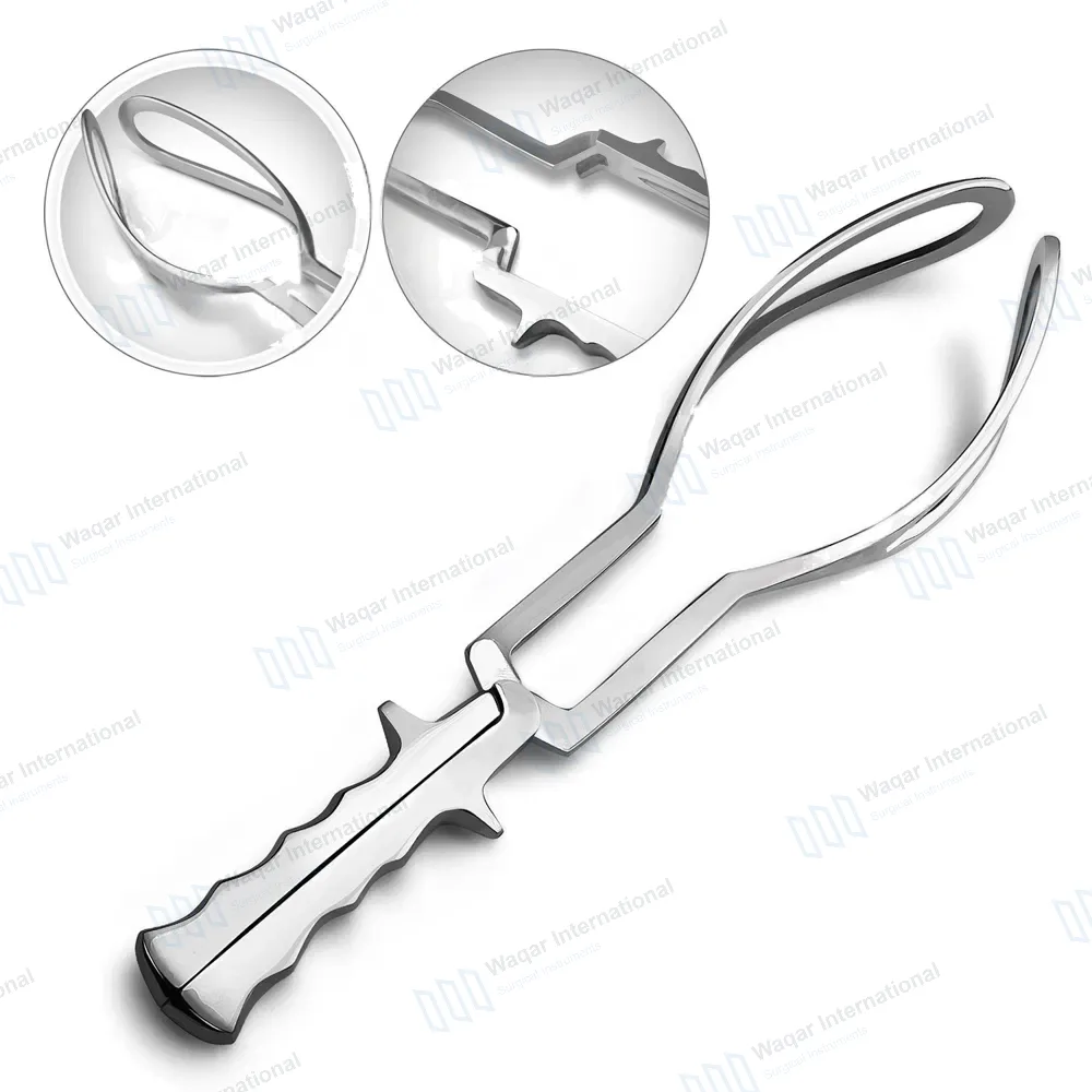 Simpson Obstetrical Forceps 14″ (35.6cm) – Fenestrated Blades