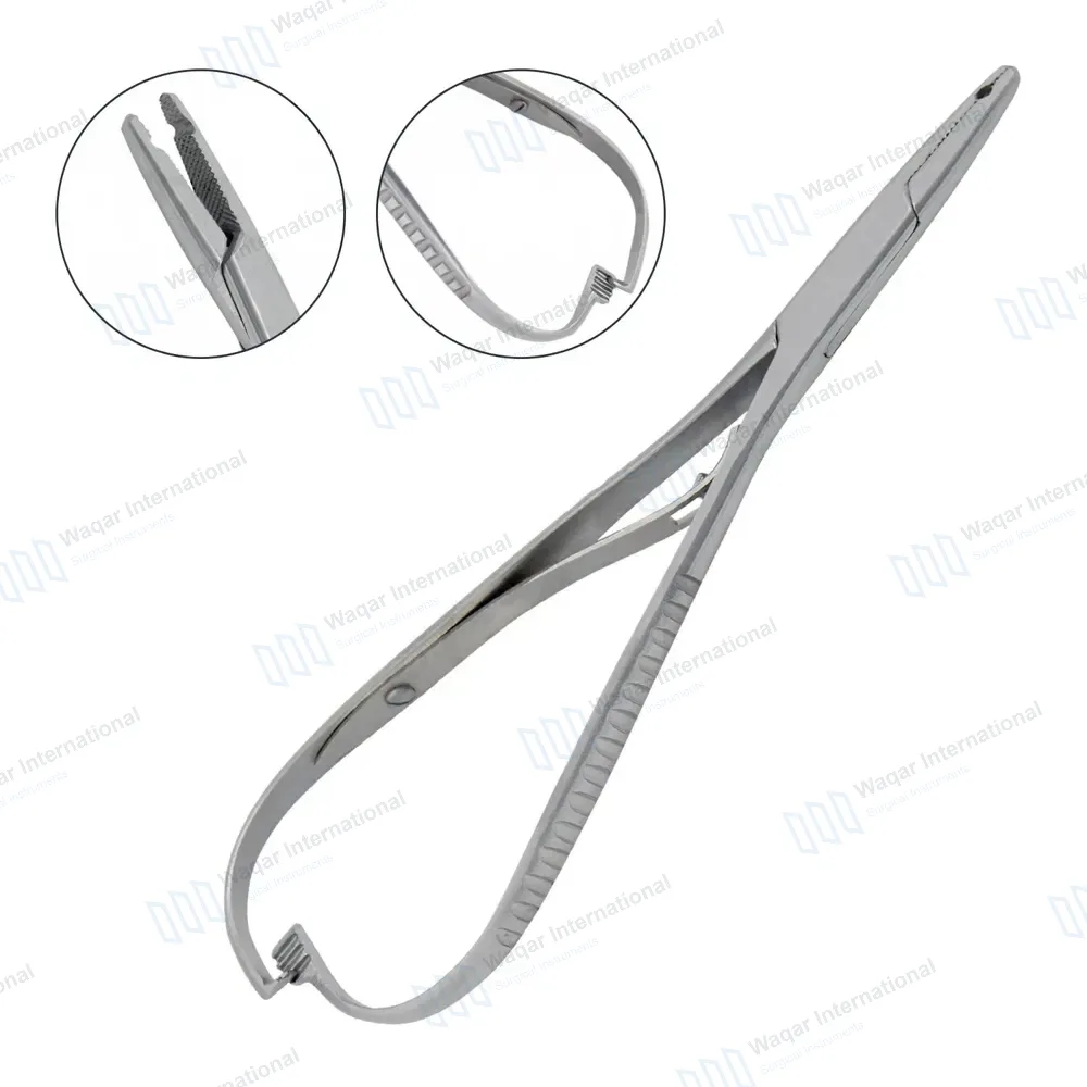 Mathieu Needle Holder 5.5″ Hole Notch Tip