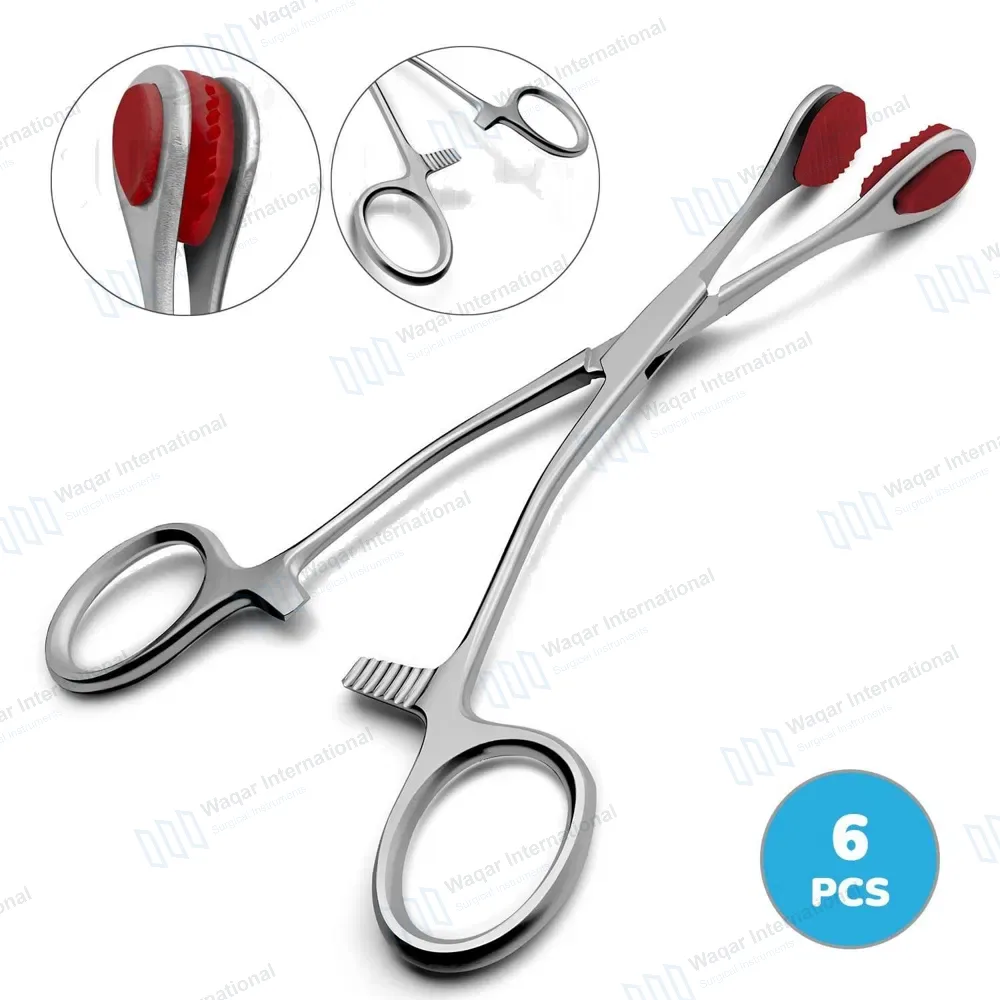 6 Pcs Young Tongue Forceps Set 6.5″ Surgical Oral Instrument