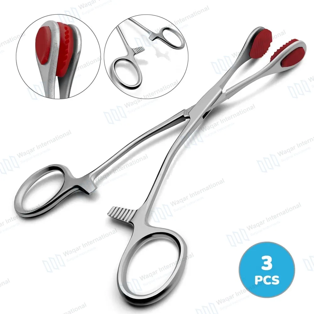 3 Young Tongue Forceps 6.5″ Surgical Oral Instrument
