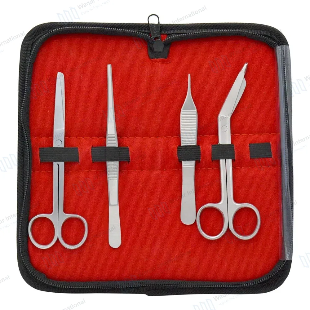 4 Pcs Home Bandage Kit with Free Carrying Case