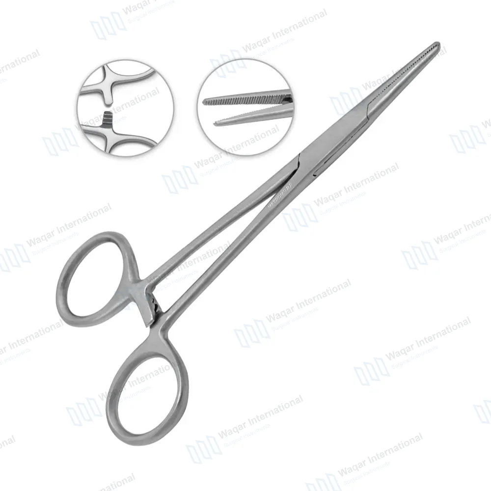 Crile Forceps 5.5″ (14cm) Straight Serrated Jaws