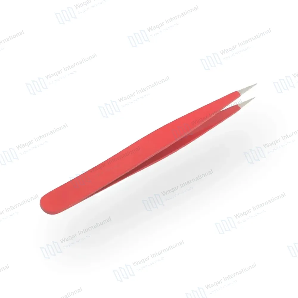 New Eye Lash Straight Fine Point Color Tweezers